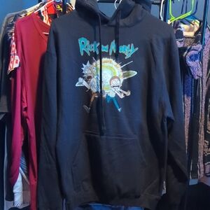 Ripple Junction Black Rick and Morty Sweater